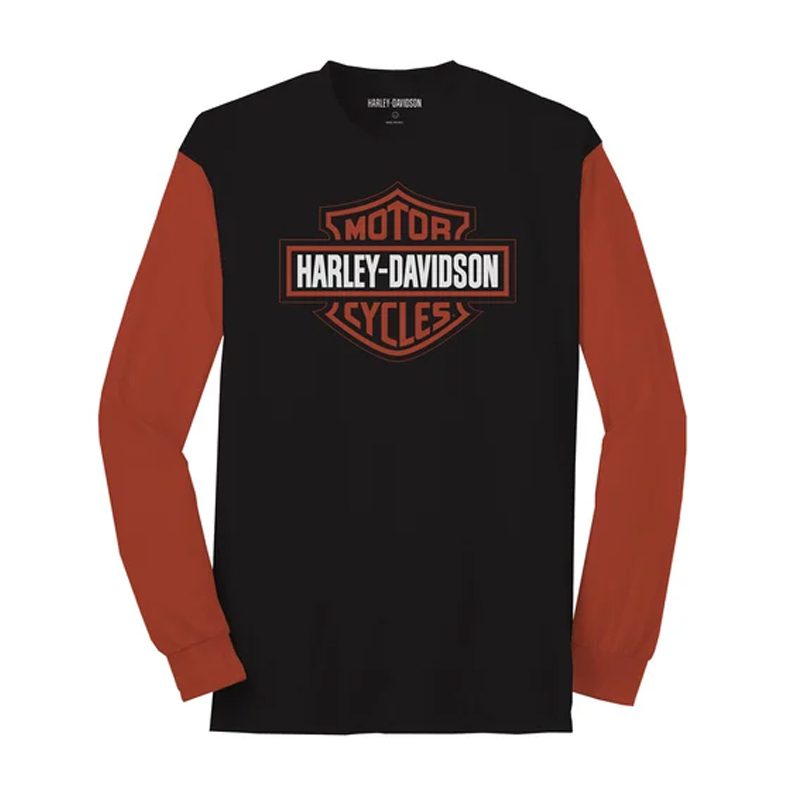 Harley Davidson Men's Bar & Shield Colorblock Tee Harley Davidson Men's Bar & Shield Colorblock Tee