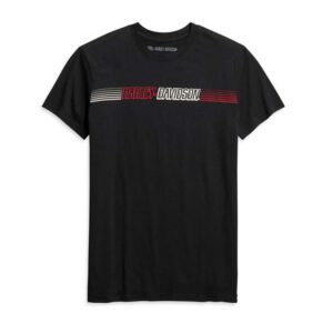 Men's Chest Stripe Slim Fit Short Sleeve Tee