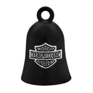 Bar & Shield Logo Motorcycle Ride Bell, Black