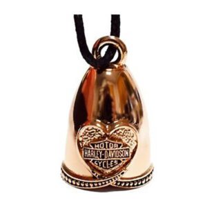 Heart Ride Bell Faux Rose Gold