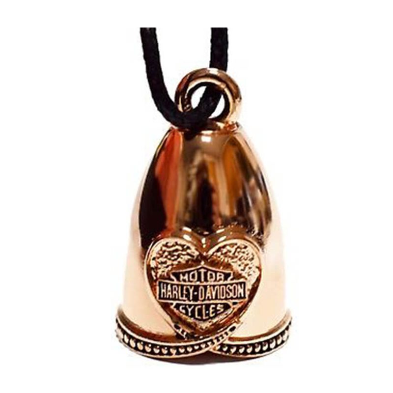 Heart Ride Bell Faux Rose Gold