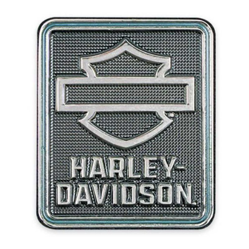 2D Die Cast Insignia B&S Pin - Polished Silver Effect