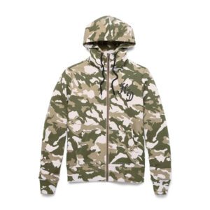 Women's Salute Camouflage Zip Front Hoodie