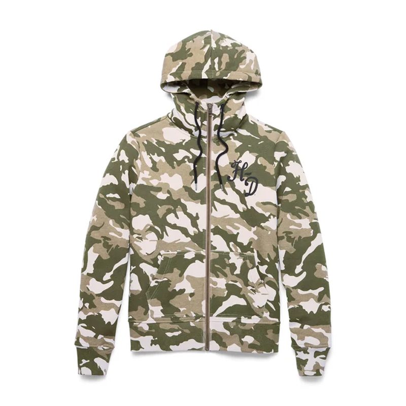 Women's Salute Camouflage Zip Front Hoodie