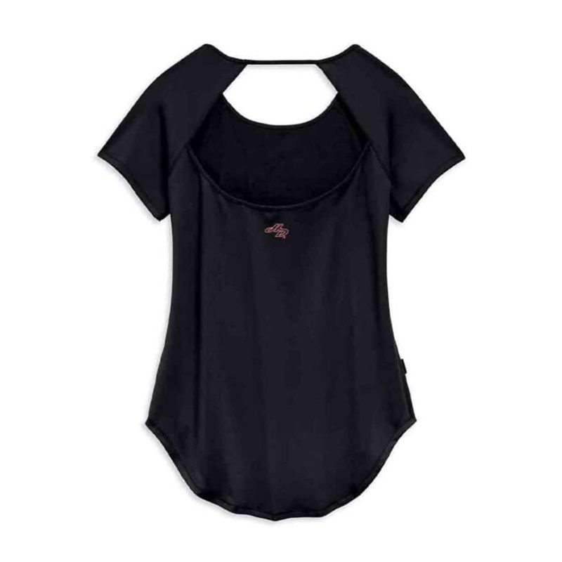 Harley-Davidson® Women's Performance Open Back Short Sleeve Tee Shirt