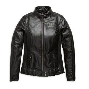 Women's Enodia Leather Riding Jacket