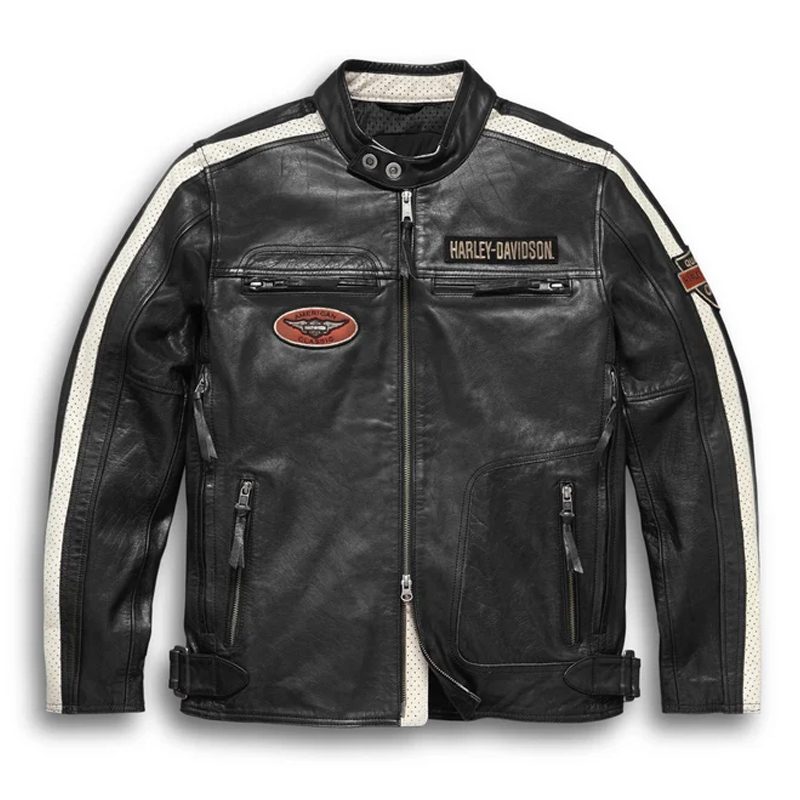 Harley-Davidson® Men's Command Mid-Weight Leather Jacket Harley-Davidson® Men's Command Mid-Weight Leather Jacket