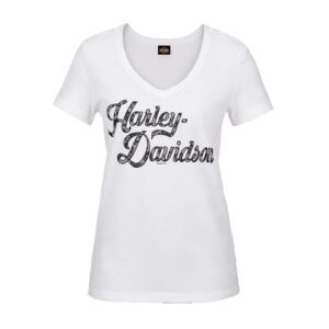 Harbour City Ladies Dealer Tee, Swirled Lace
