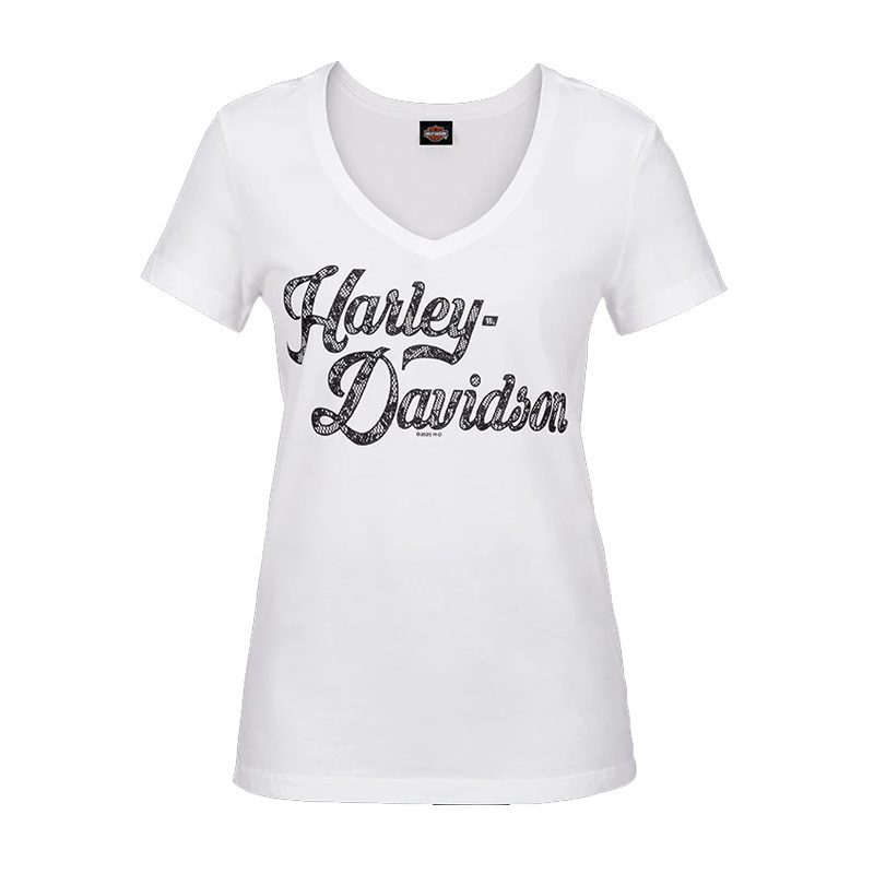 Harbour City Ladies Dealer Tee, Swirled Lace