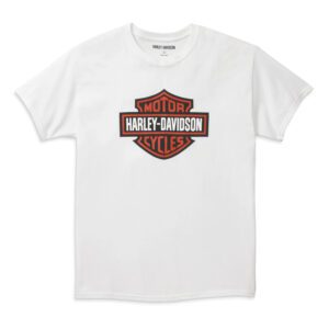 Men's Bar & Shield T-Shirt White