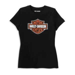 Women´s T-Shirt Bar & Shield black