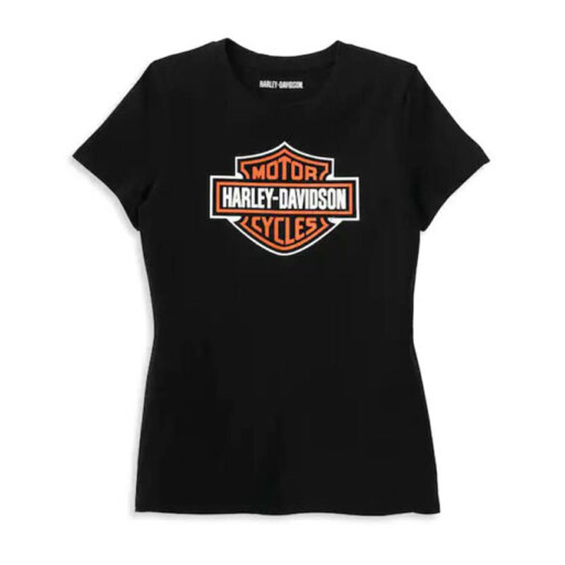 Women´s T-Shirt Bar & Shield black