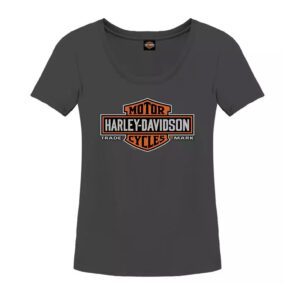 women´s T-Shirt Core Logo grey