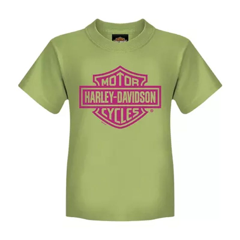 Kids T-Shirt Bar & Shield 1 green Kids T-Shirt Bar & Shield 1 green