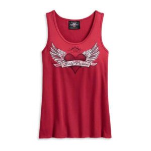 Harley-Davidson® Women's Winged Heart Sleeveless Tank Top