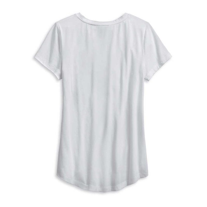 Women's Logo & Stars Short Sleeve High-Low Tee