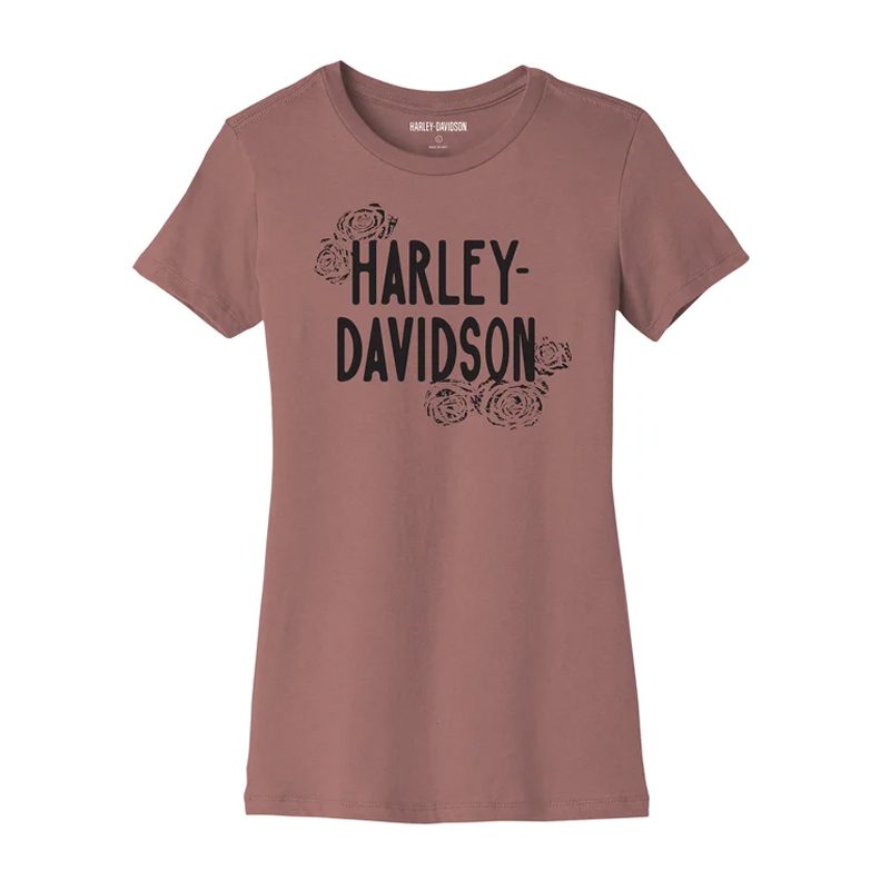 Women's Forever Roses Tee - Ash Rose