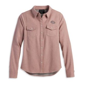 Women's Chrome Warrior Melange Shirt - Ash Rose
