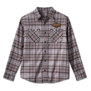 Men’s 120th Anniversary Plaid Shirt – Grey Plaid
