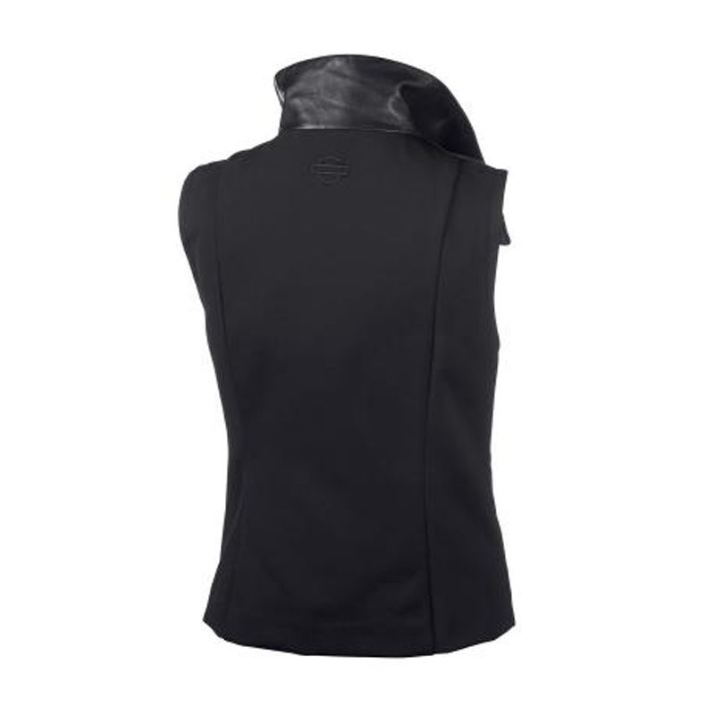 Women's Leather and Compression Vest