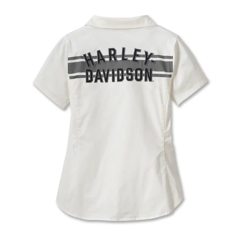Women's Champion Club Zip Front Shirt - Cloud Dancer