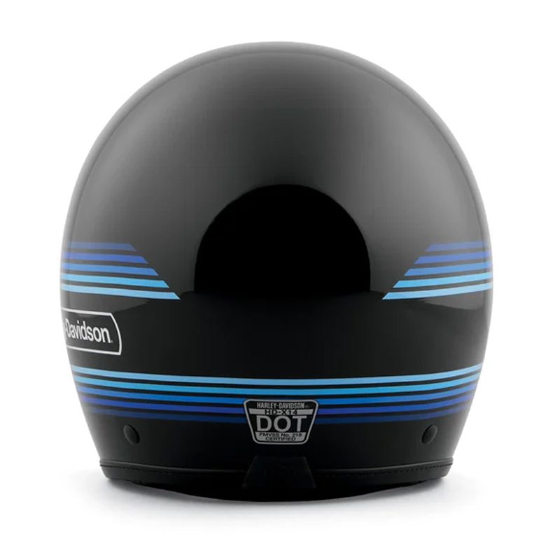 Retro Tank Stripe II Sun Shield X14 3/4 Helmet