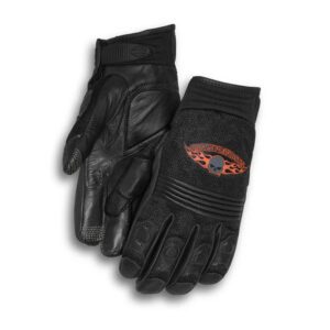 Men's Skull Touchscreen Tech Gloves