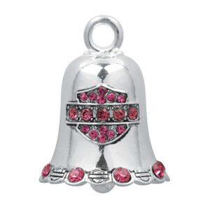 Pink Crystal Bar & Shield Ride Bell