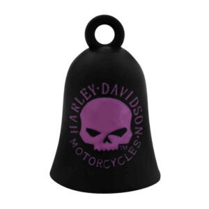 Black and Pink Willie G Skull Ride Bell
