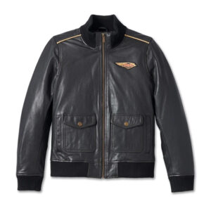Women’s 120th Anniversary Bomber Leather Jacket