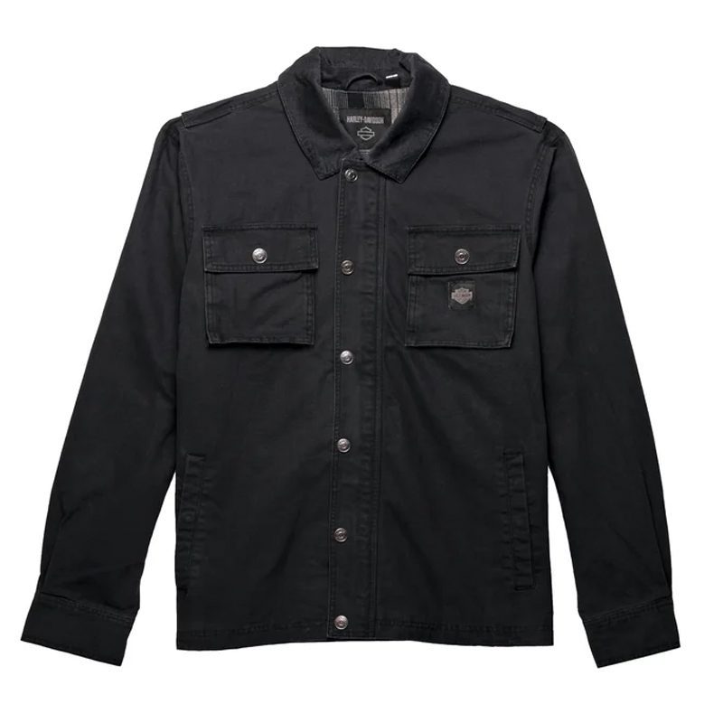Men's Forever Harley Canvas Jacket - Black Beauty Men's Forever Harley Canvas Jacket - Black Beauty