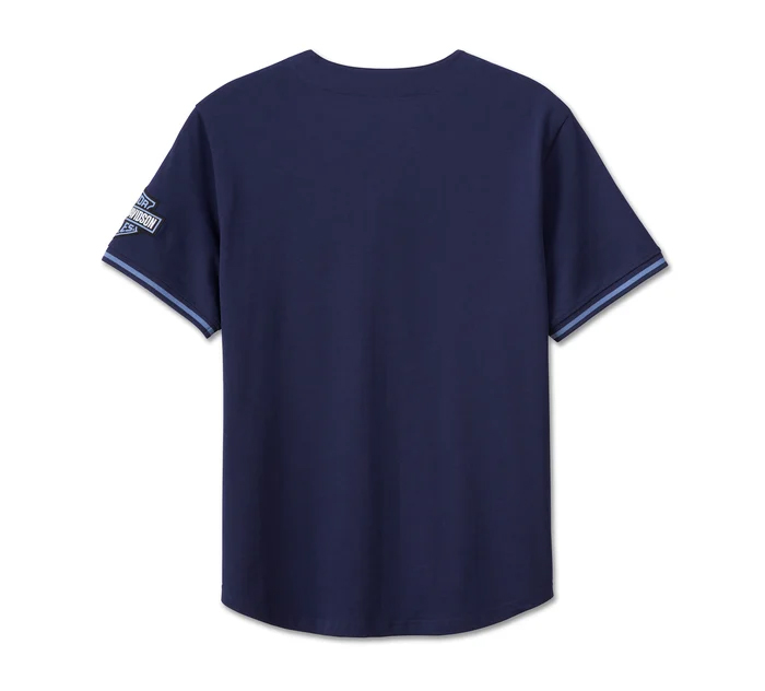 Men's Hometown Baseball Shirt - Peacoat