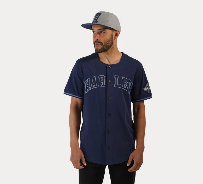 Men's Hometown Baseball Shirt - Peacoat