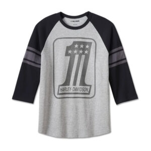 Men's #1 3/4 Raglan Tee - Colorblock