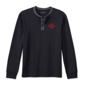 Men's Hometown Henley - Black