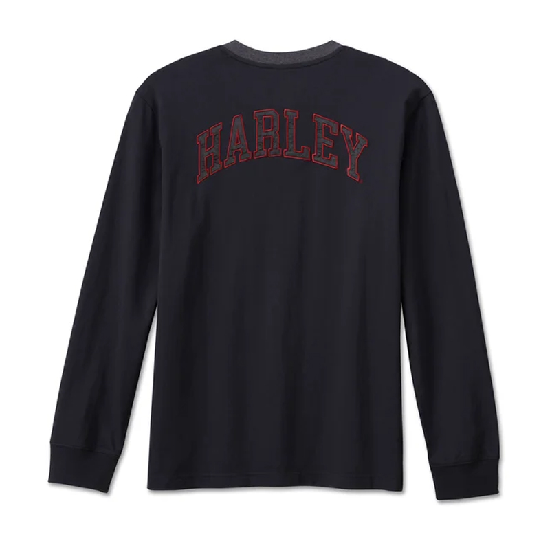 Men's Hometown Henley - Black