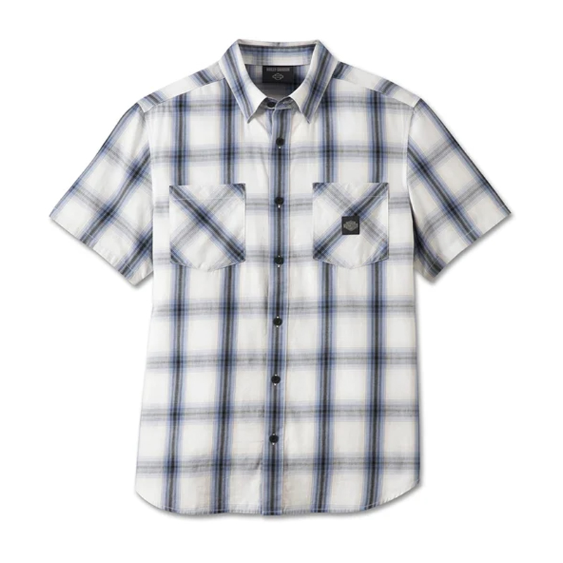 Men's Forever Harley Shirt - Blue Plaid
