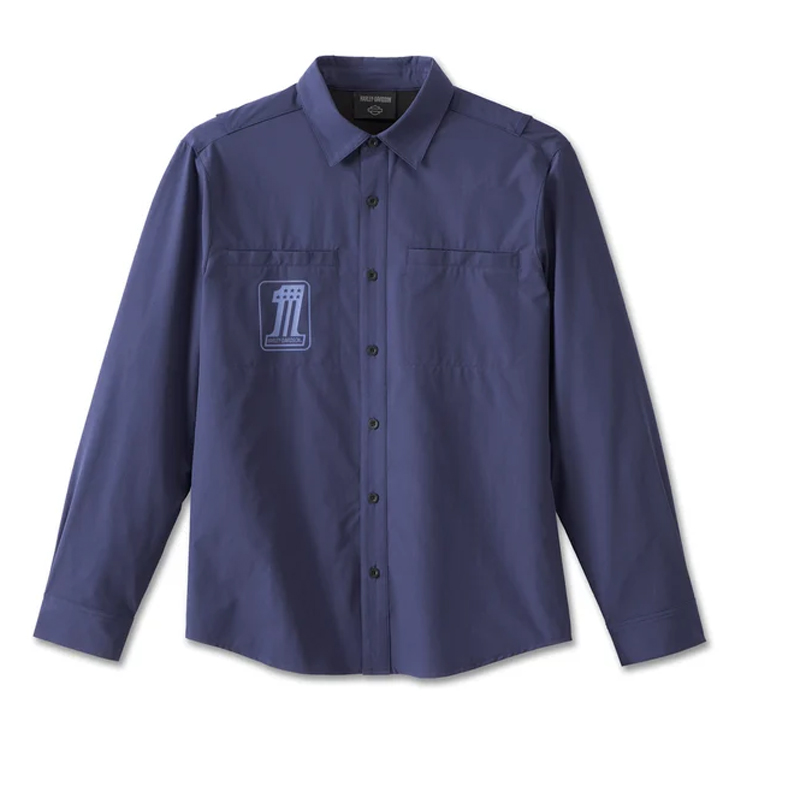 Men's #1 Performance Vented Shirt - Peacoat