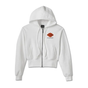 Women's 120th Anniversary Zip Front Hoodie Bright White