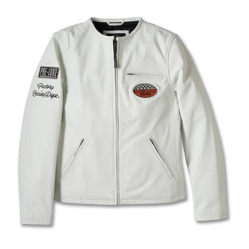 Women´s Leather Jacket 120th Anniversary white