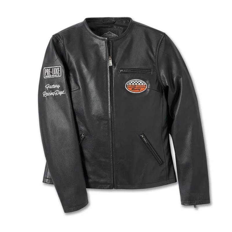 Women's 120th Anniversary Cafe Racer Leather Jacket