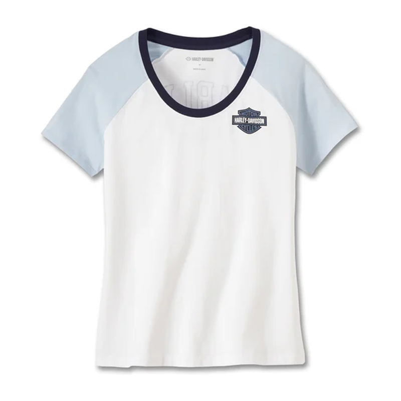 Women's United Raglan Tee - Colorblocked - Bright White