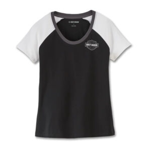 Women's United Raglan Tee - Colorblocked - Black Beauty