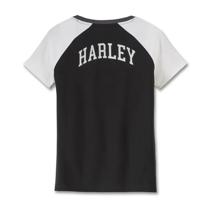 Women's United Raglan Tee - Colorblocked - Black Beauty