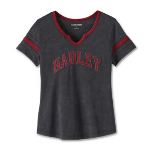 Women's American Notch Neck Tee - Black Beauty