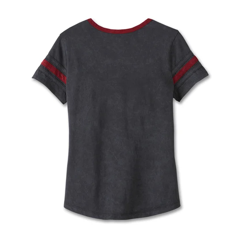 Women's American Notch Neck Tee - Black Beauty