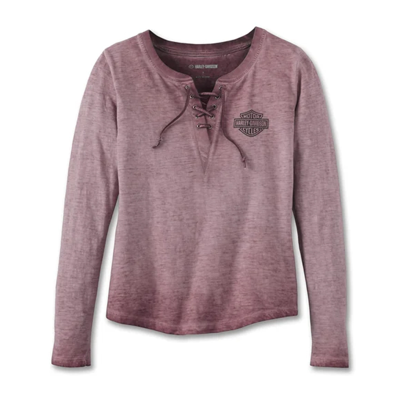 Women's Throttle Lace-Up Knit Top - Grape Shake Women's Throttle Lace-Up Knit Top - Grape Shake
