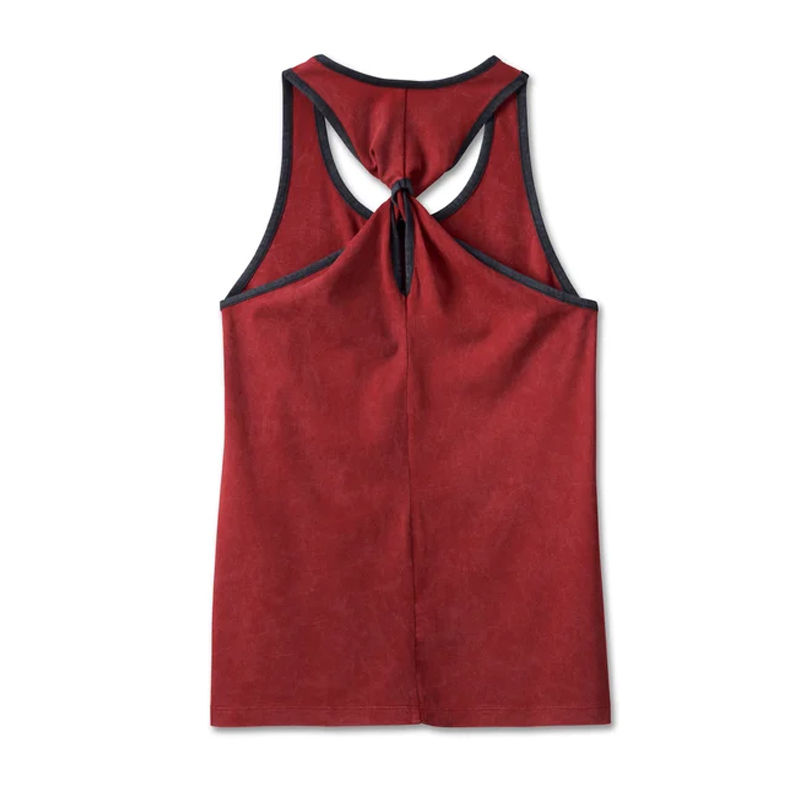Women's National Anthem Twist Back Tank - Winery