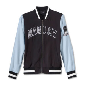 Women's Classic Bar & Shield Bomber Jacket