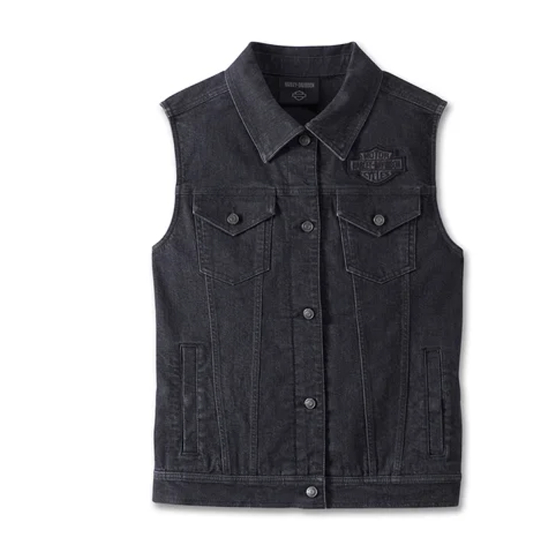 Women's Kickstart 3-in-1 Black Denim Jacket - Black Beauty